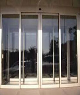درب اتوماتیک شیشه ای اسلایدینگ